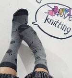 Kaus Kaki motif benang rajut Kaus Kaki motif benang rajut